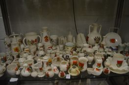 Large collection of Goss crested ware.