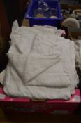 A collection of table linen etc.