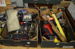 A large quantity of tools.