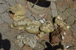 Various garden ornaments.