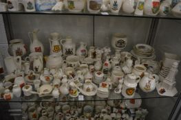 Large collection of Goss crested ware.