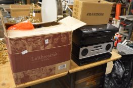 A Vita Audio hi-fi system and other electronic items.