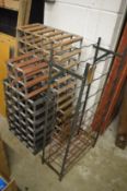 Quantity of wine racks.