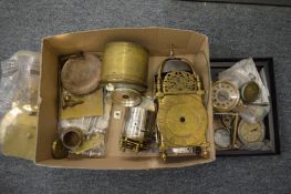 Quantity of clock and watch parts.