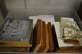 Alfred Morris, a collection of printing blocks.
