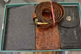 Leather wallets etc.
