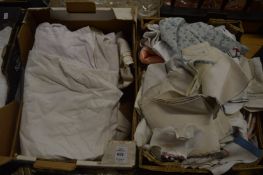 A collection of table linen etc.