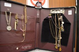 A quantity of gold and silver and other jewellery to include bracelets, necklaces etc.