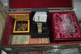 A Limit gentleman's wrist watch, various cufflinks and other collectables.
