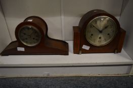 Two mantle clocks.