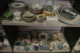 A quantity of decorative china.