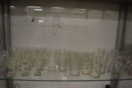 A good collection of 19th century glassware.