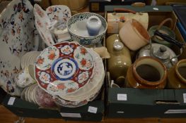 Decorative china and other items.