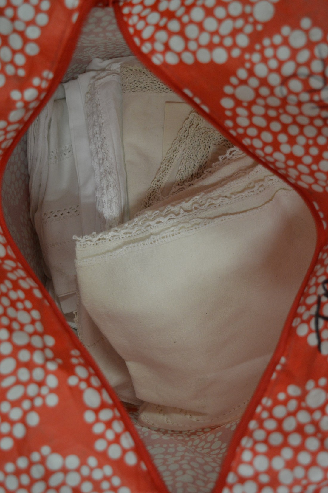 A quantity of table cloths etc.