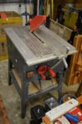 A table saw.