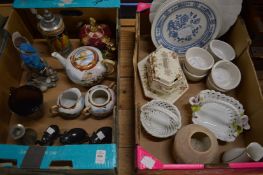Decorative china and collectables.