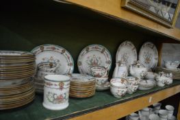 A large quantity of Cauldon floral decorated dinner and teaware.