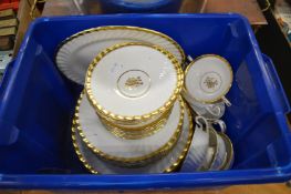 A quantity of Minton Gold Rose dinner ware.