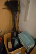 An old upright hoover, Morphy Richards hairdryer and other bygones.