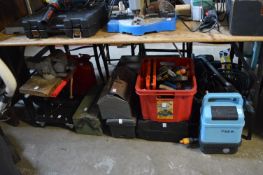 Quantity of tools etc.