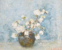 M. Lenny-Smith, a still life of flowers, oil on canvas, signed, 12