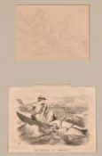 John Tenniel (1820-1914), 'The Octopus of Monopoly', pencil, signed with initials, 6.25