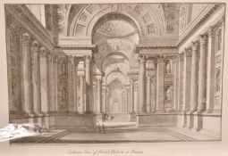 G. B. Piranesi, 'Interior View of St. Peter's Rome', etching, unframed, 9