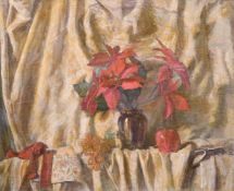 George Weissbort (1928-2013), a still life of coke cans, oil on canvas laid down, 20