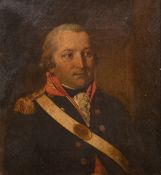 Attributed to Richard Livesay (1750-1823), a pair of portraits of Mr and Mrs B.B. Wilkins, Circa