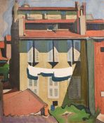Robert Zambaux, Circa 1944, two studies of buildings in Marseille, exhibited Paris 1944, oil on