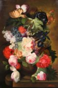 Terence Alexander (20th Century), a still life of flowers, oil on canvas, signed, 36