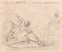 James Gillray , 'The coming-on of the monsoons;-or-the re-treat from Seringapatam', engraving, 9.