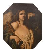 After Alessandro Rosi, 'Love of Virtue', oil on canvas, 32