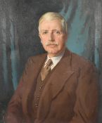 Dorothy Vicaji (1880-1945), a portrait of Lt. Col. John Albert Cole, Chairman Humber Ltd, oil on
