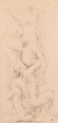 Attributed to Duncan Grant (1885-1978), an erotic study of figures, ink, signed with initials,