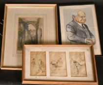 A collection of eighteen mostly 19th Century prints, various subjects, mostly unframed (18).
