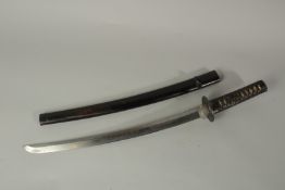 A JAPANESE SWORD WAKIZASHI OSAFUNE KOTO PERIOD.