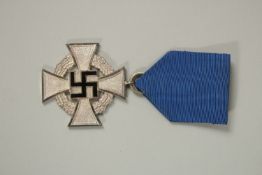 A NAZI PARTY TWENTY FIVE YEAR SERVICE MEDAL.