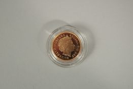 2003, A FULL GOLD PROOF SOVEREIGN in capsule, FDC with box and COA plus outer.
