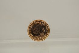 AN ELIZABETH II GOLD SOVEREIGN PROOF, 2015