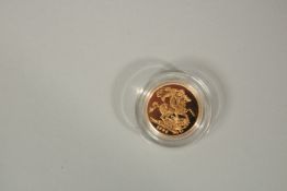 1996, A FULL GOLD PROOF SOVEREIGN in capsule, FDC with box and COA.