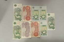 VARIOUS ENGLISH BANK NOTES (9).