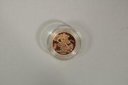 1997, A FULL GOLD PROOF SOVEREIGN in capsule, FDC with box and COA.