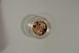 1985, A FULL GOLD PROOF SOVEREIGN in capsule, FDC with box and COA.