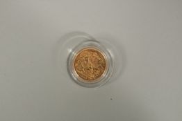 1993, A FULL GOLD PROOF SOVEREIGN in capsule, FDC with box and COA.