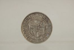 A GEORGE III 1818 HALF CROWN.