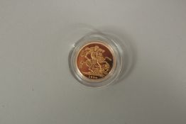 1994, A FULL GOLD PROOF SOVEREIGN in capsule, FDC with box and COA.