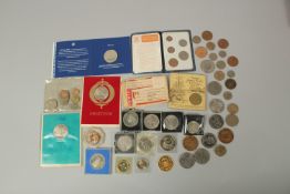 A QUANTITY OF VARIOUS CROWNS etc.