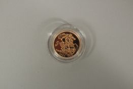 1995, A FULL GOLD PROOF SOVEREIGN in capsule, FDC with box and COA.