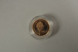 1982, A FULL GOLD PROOF SOVEREIGN in capsule, FDC with folder plus outer.